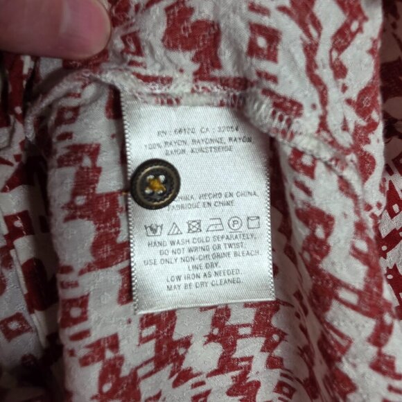 Maeve by Anthropologie Long-sleeved Avignon Dog Print Blouse Size XS - Picture 4 of 7